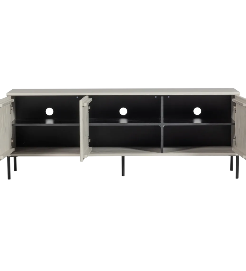 Stolik pod TV NEW GRAVURE 150 cm drewno sosny dust*WOOOD Clearance