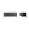 Stolik pod TV NEW GRAVURE 150 cm drewno dębu naturalny*WOOOD Hot