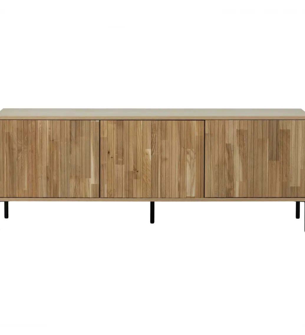 Stolik pod TV NEW GRAVURE 150 cm drewno dębu naturalny*WOOOD Hot