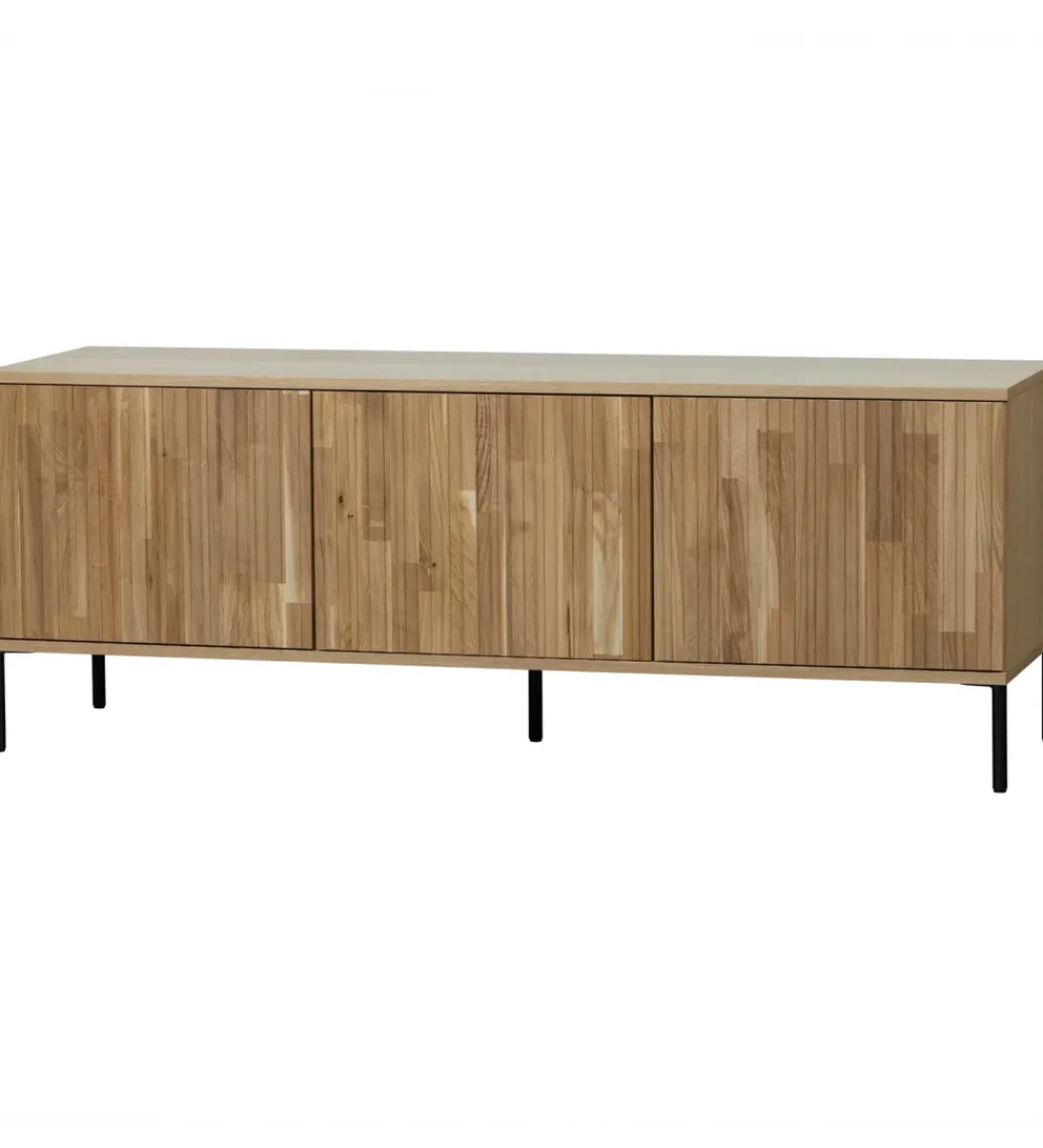 Stolik pod TV NEW GRAVURE 150 cm drewno dębu naturalny*WOOOD Hot