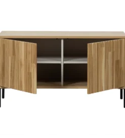 Stolik pod TV NEW GRAVURE 100 cm drewno dębu naturalny*WOOOD Hot