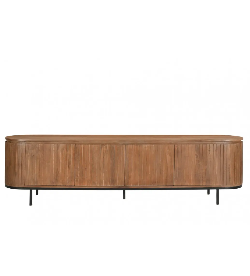 Stolik pod TV NOORK 210 cm drewno mango*LF-Design New