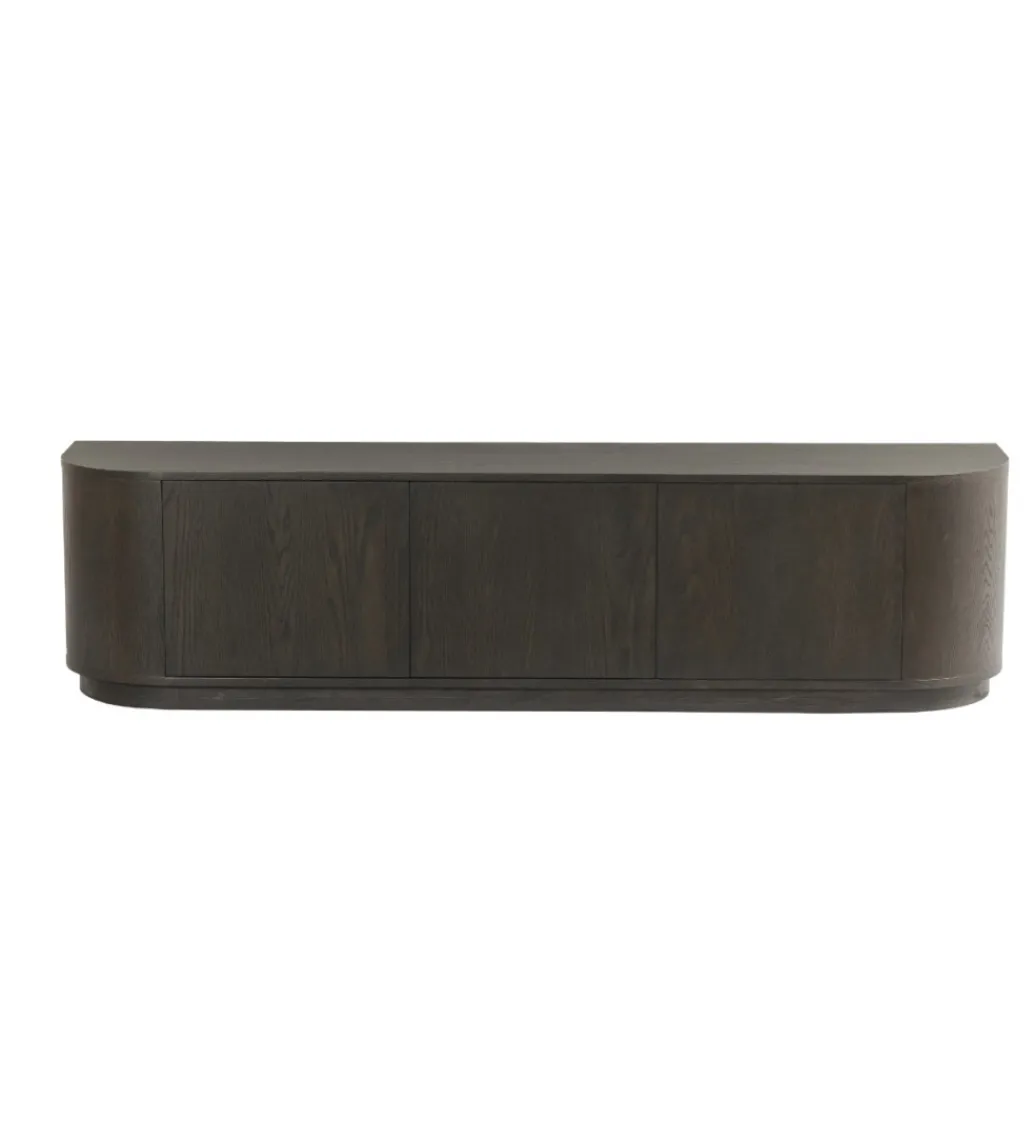 Stolik pod TV NOVERO 180 cm ciemnobrązowy*LF-Design Online
