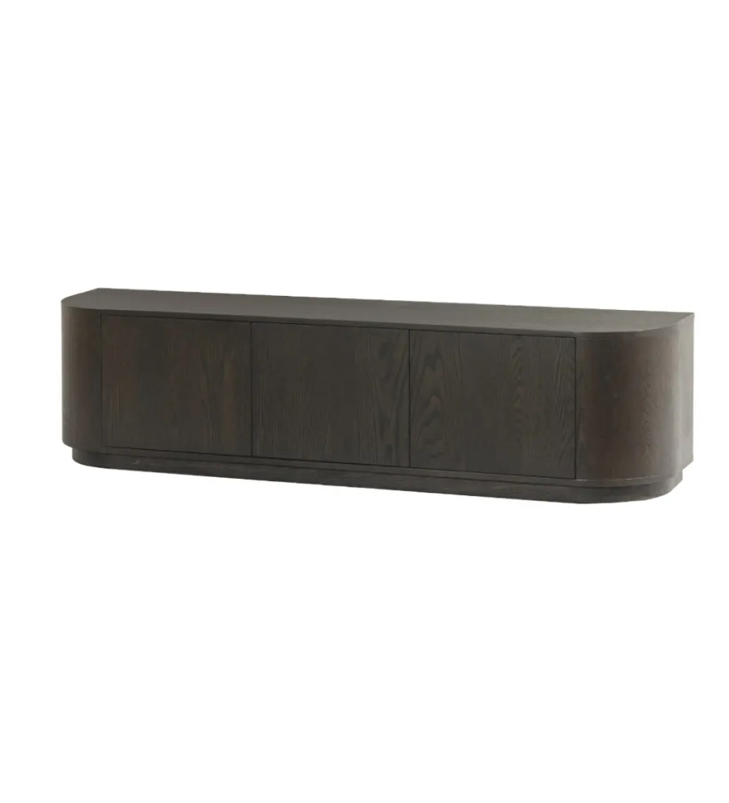 Stolik pod TV NOVERO 180 cm ciemnobrązowy*LF-Design Online