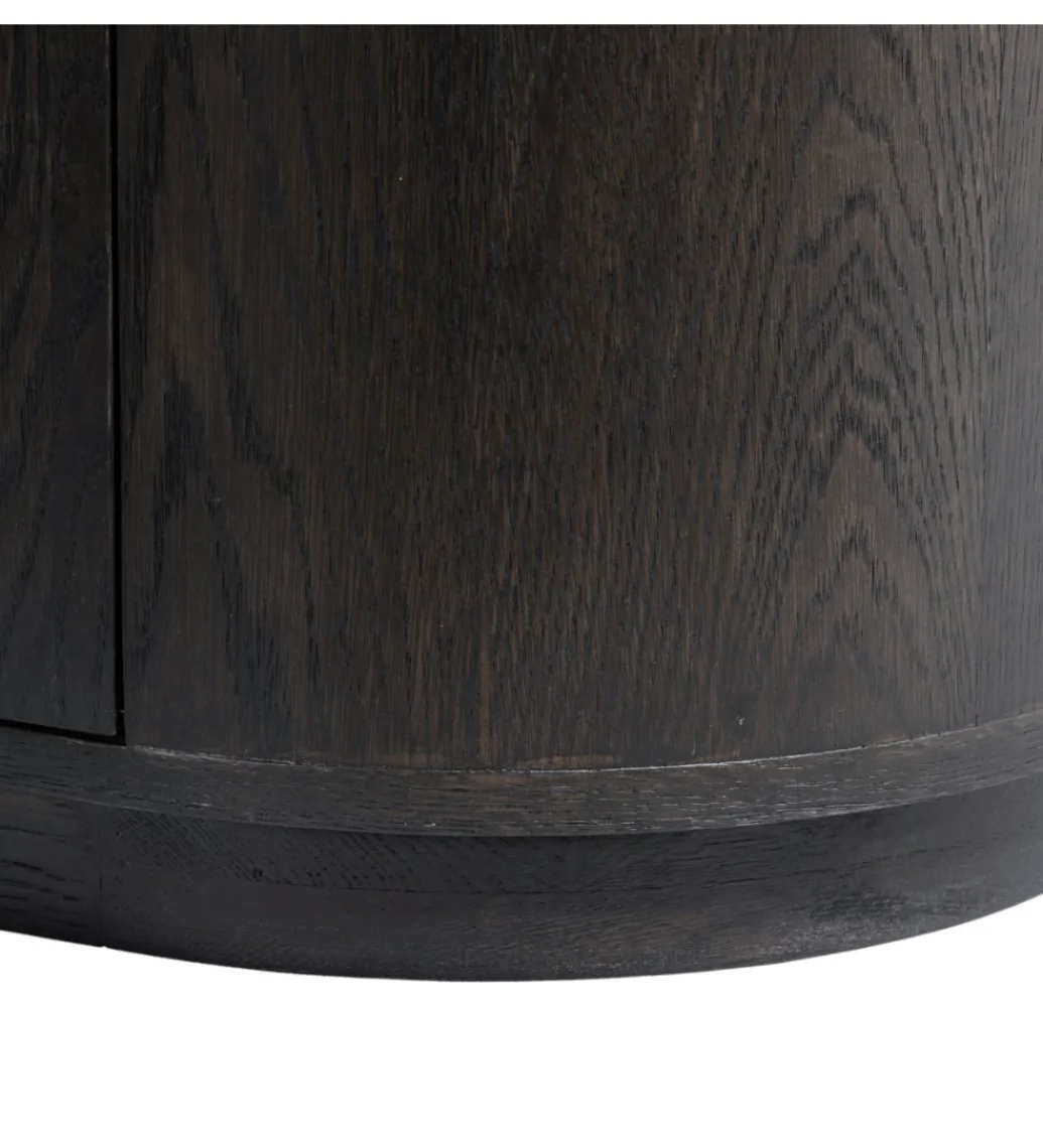 Stolik pod TV NOVERO 180 cm ciemnobrązowy*LF-Design Online