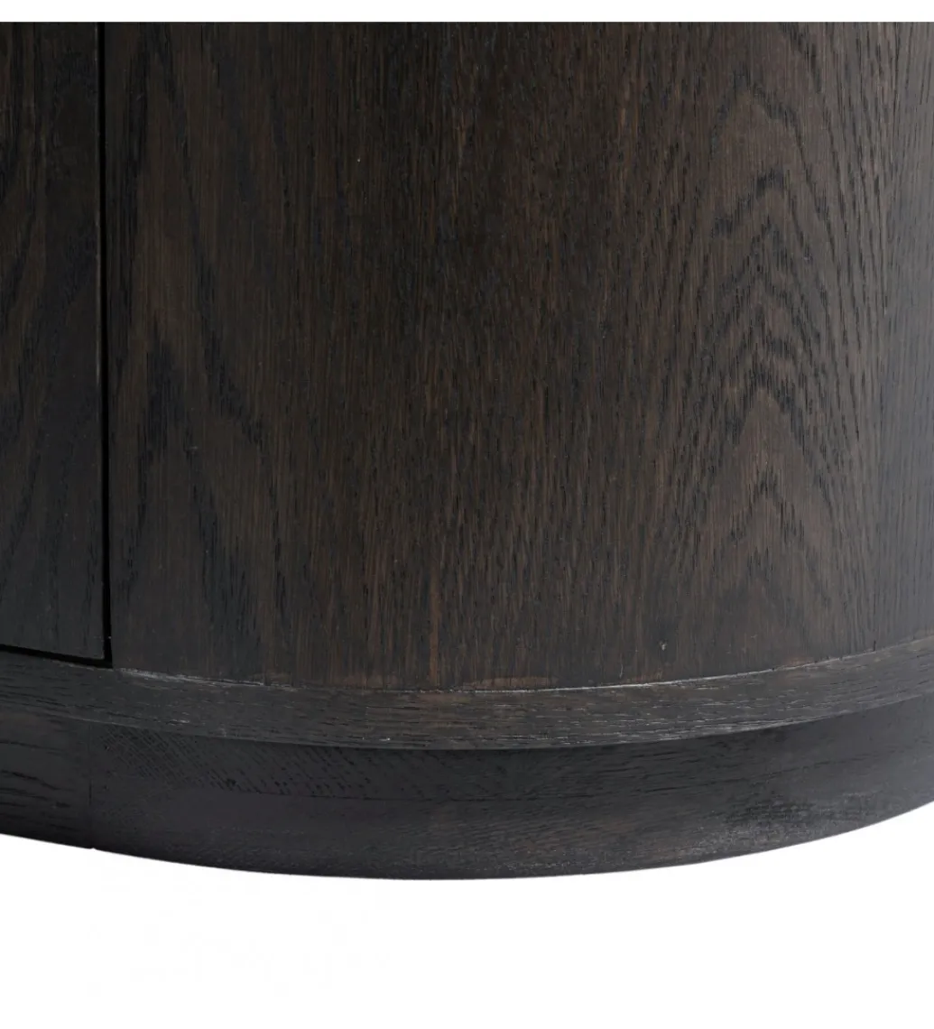 Stolik pod TV NOVERO 140 cm ciemny brązowy*LF-Design Online