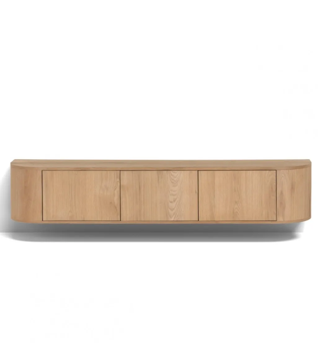 Stolik pod TV NOVERO ZWEVEND 180 cm naturalny*LF-Design Clearance