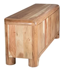 Stolik pod TV OHALDA 140 cm drewno akacja*Exclusivas Clearance