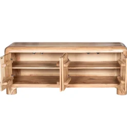 Stolik pod TV OHALDA 140 cm drewno akacja*Exclusivas Clearance