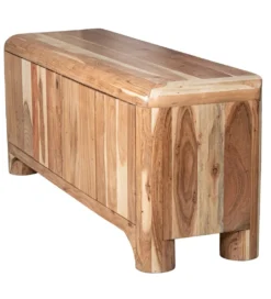 Stolik pod TV OHALDA 140 cm drewno akacja*Exclusivas Clearance