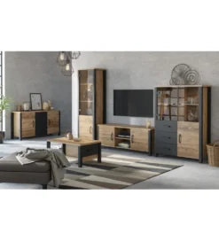 Stolik pod Tv OLIN WM 147 cm w optyce świerku Appenzeller*Helvetia New