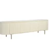Stolik pod TV PATOU 210 cm jasnobeżowy drewno mango*LF-Design