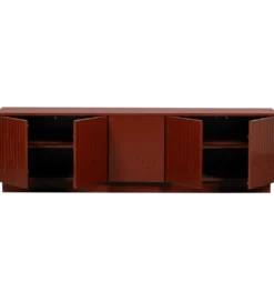 Stolik pod TV PENCIL drewno sosny wiśniowy*WOOOD New