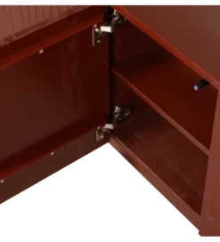 Stolik pod TV PENCIL drewno sosny wiśniowy*WOOOD New