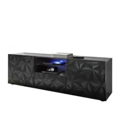 Stolik pod TV PRISMA 180 cm antracytowy*MCA Linia Włoska Hot