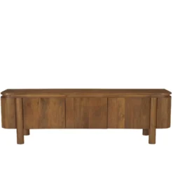 Stolik pod TV SALANO 170 cm drewno mango naturalna*LF-Design Discount