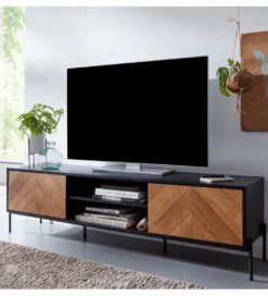 Stolik pod TV SALUZZO 163 cm w optyce dąb*WOHNLING, GERMANY New