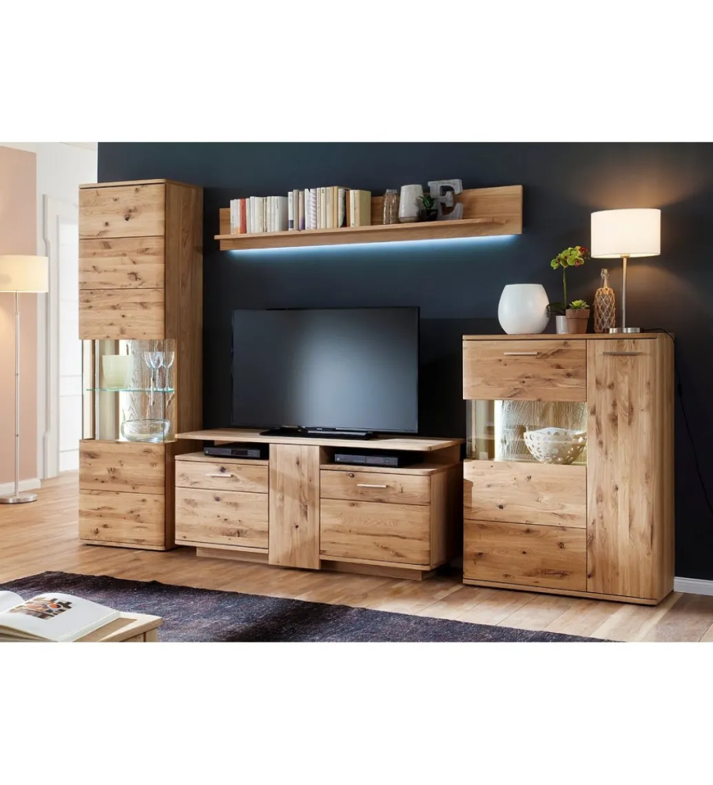 Stolik pod TV SANTORI 150 cm dębowy*MCA Clearance