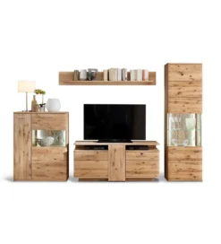 Stolik pod TV SANTORI 150 cm dębowy*MCA Clearance