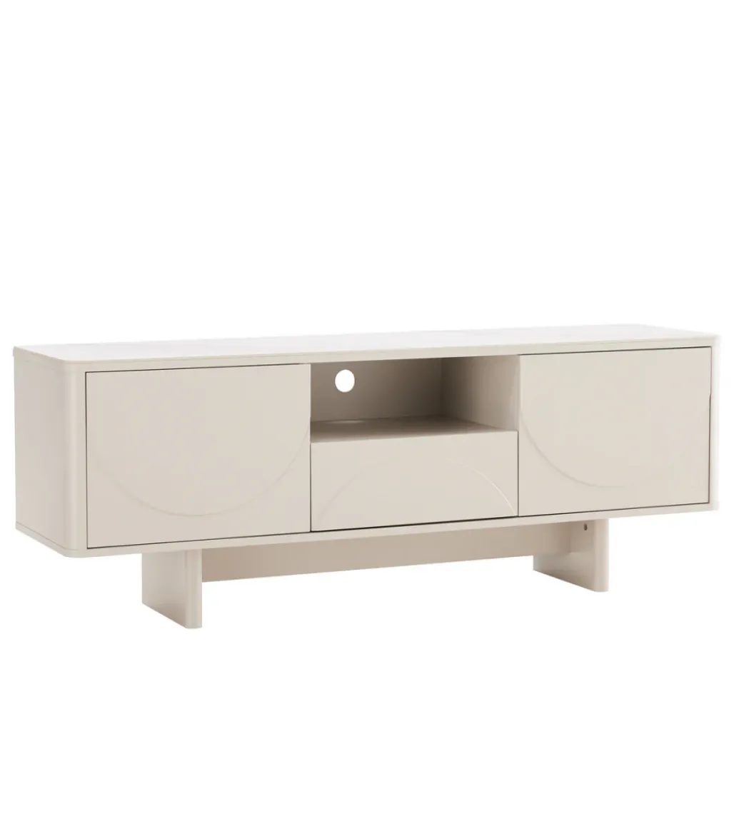 Stolik pod TV SAVOY 150 cm biały*Invicta Interior Best