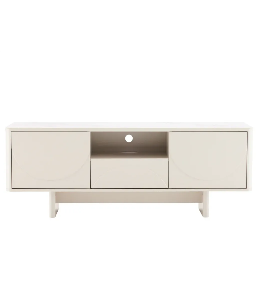 Stolik pod TV SAVOY 150 cm biały*Invicta Interior Best