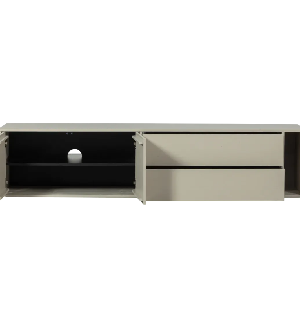 Stolik pod TV SETTLE 200 cm drewno sosny dust*WOOOD Sale