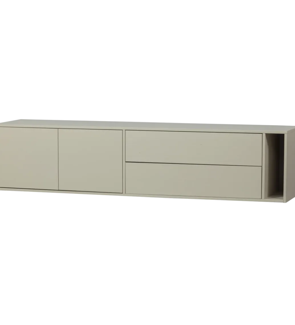 Stolik pod TV SETTLE 200 cm drewno sosny dust*WOOOD Sale