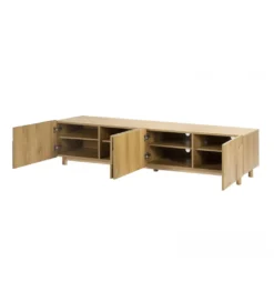 Stolik pod TV SHERIDAN 200 cm naturalna*Imeri Outlet