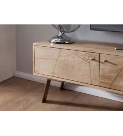 Stolik pod TV SIKAR 145 cm drewno mango*WOHNLING, GERMANY Hot