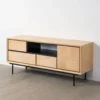 Stolik pod TV SINTRA 148 cm drewno kauczuk naturalna*Zona-Design Discount