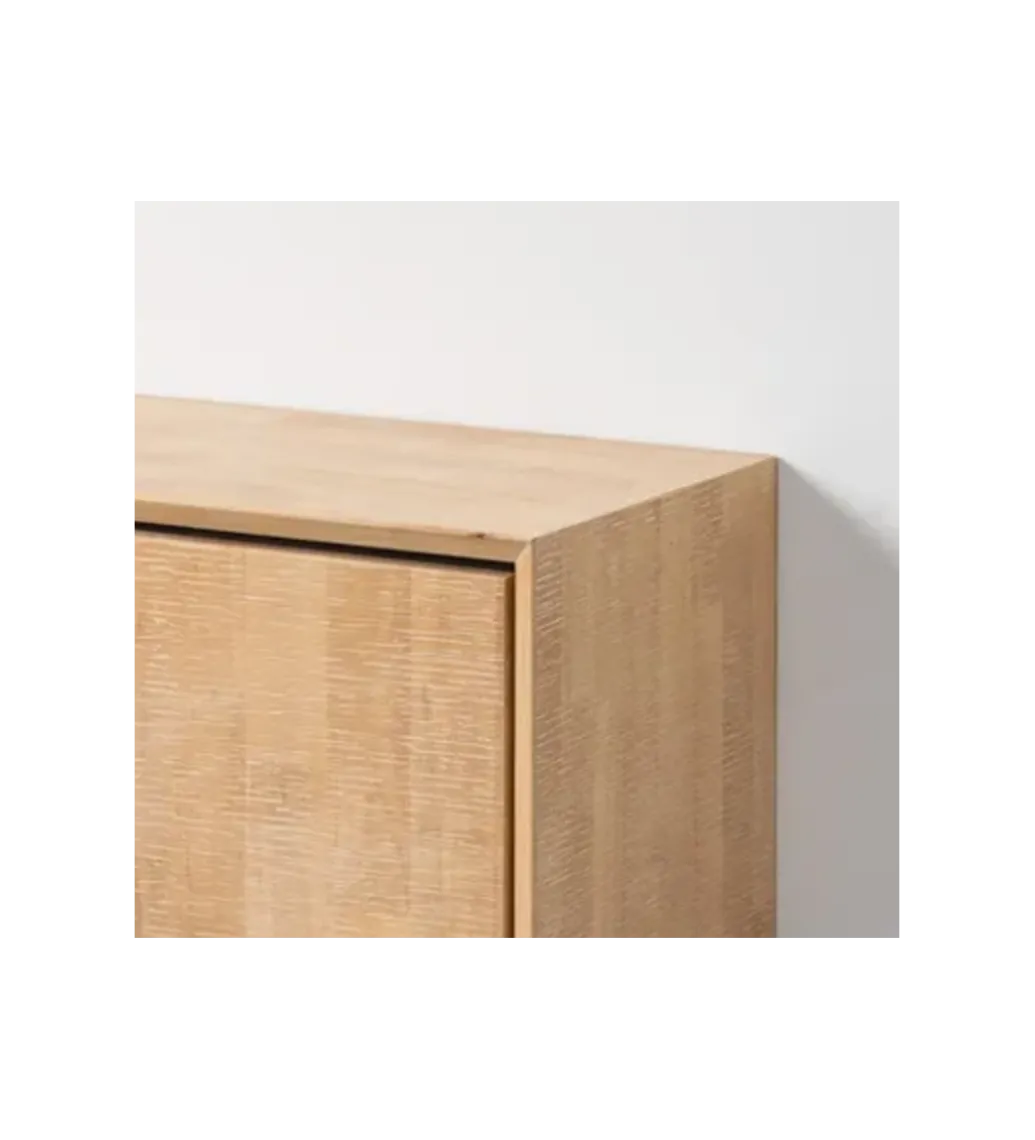Stolik pod TV SINTRA 148 cm drewno kauczuk naturalna*Zona-Design Discount