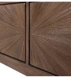 Stolik pod TV SUN 200 cm drewno teak brązowy*WOOOD Discount
