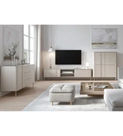 Stolik pod TV TIRANTE 200 cm kaszmir*Halmar Sale