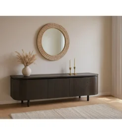 Stolik pod TV Tobago 170 cm czarny*LF-Design Outlet