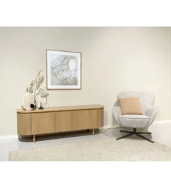 Stolik pod TV Tobago 170 cm naturalny*LF-Design Online