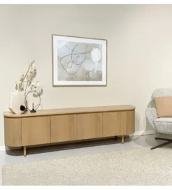 Stolik pod TV Tobago 210 cm naturalny*LF-Design New