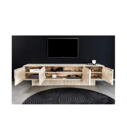 Stolik pod TV TOMES 200 cm drewno mango*Invicta Interior