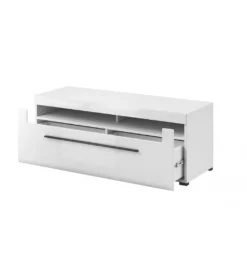 Stolik pod TV TULSA 140 cm biały*Helvetia Clearance