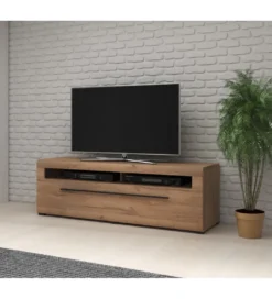 Stolik pod TV TULSA 160 cm w optyce dąb Grandson*Helvetia New