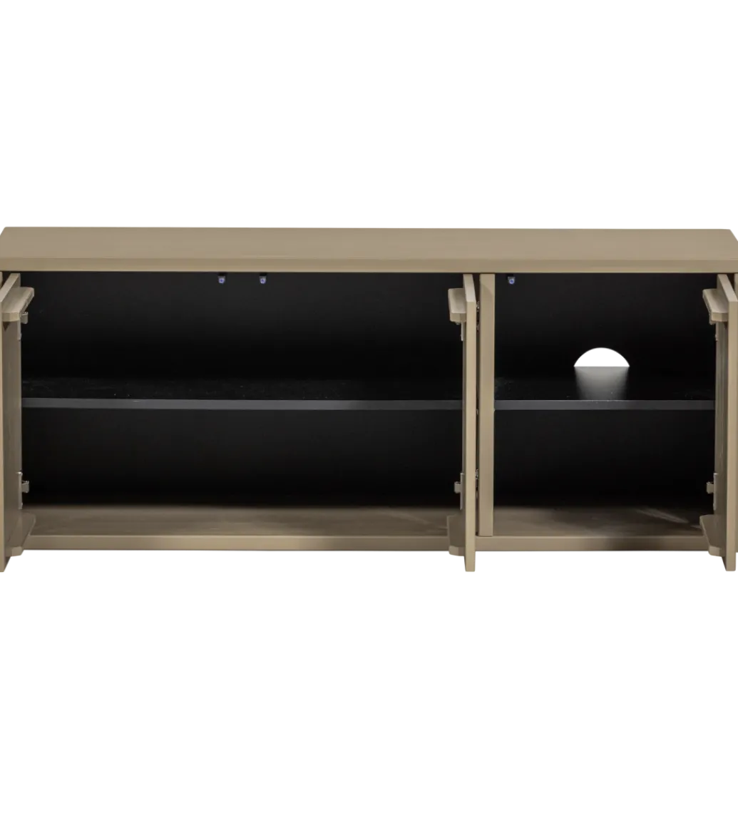 Stolik pod TV TURNER 120 cm drewno sosny mud*WOOOD Online