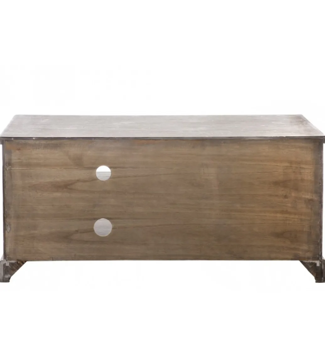 Stolik pod TV VALDES 120 cm naturalny*J-Line Sale