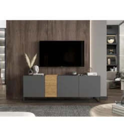 Stolik pod TV VANTA 160 cm antracytowy matowy*Polski Design ML Hot