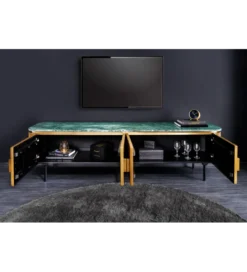 Stolik pod TV VENEZIANO 160cm drewno mango*Invicta Interior Online