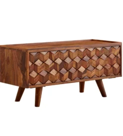 Stolik pod TV VENLO 92 cm drewno sheesham*WOHNLING, GERMANY