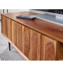 Stolik pod TV VERRES 123 cm drewno sheesham*WOHNLING, GERMANY Clearance