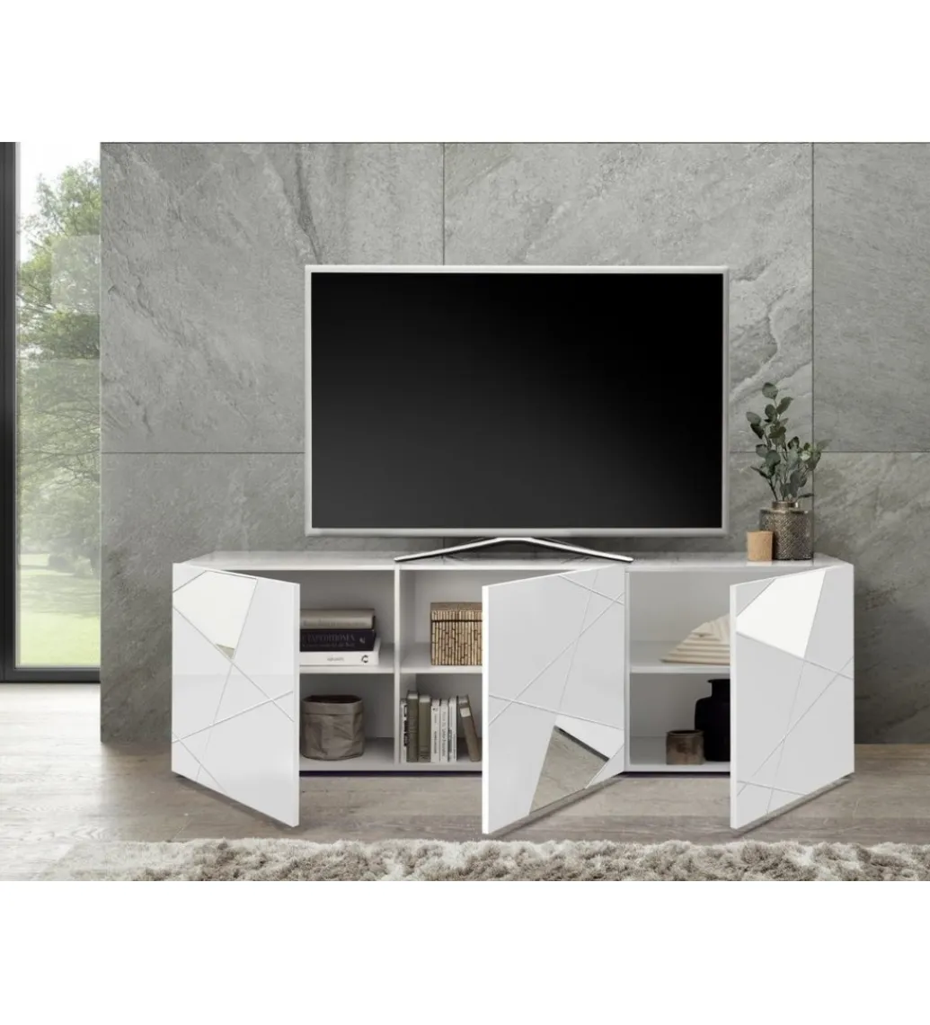Stolik pod TV VITTORIA 181 cm biały*MCA Linia Włoska Online