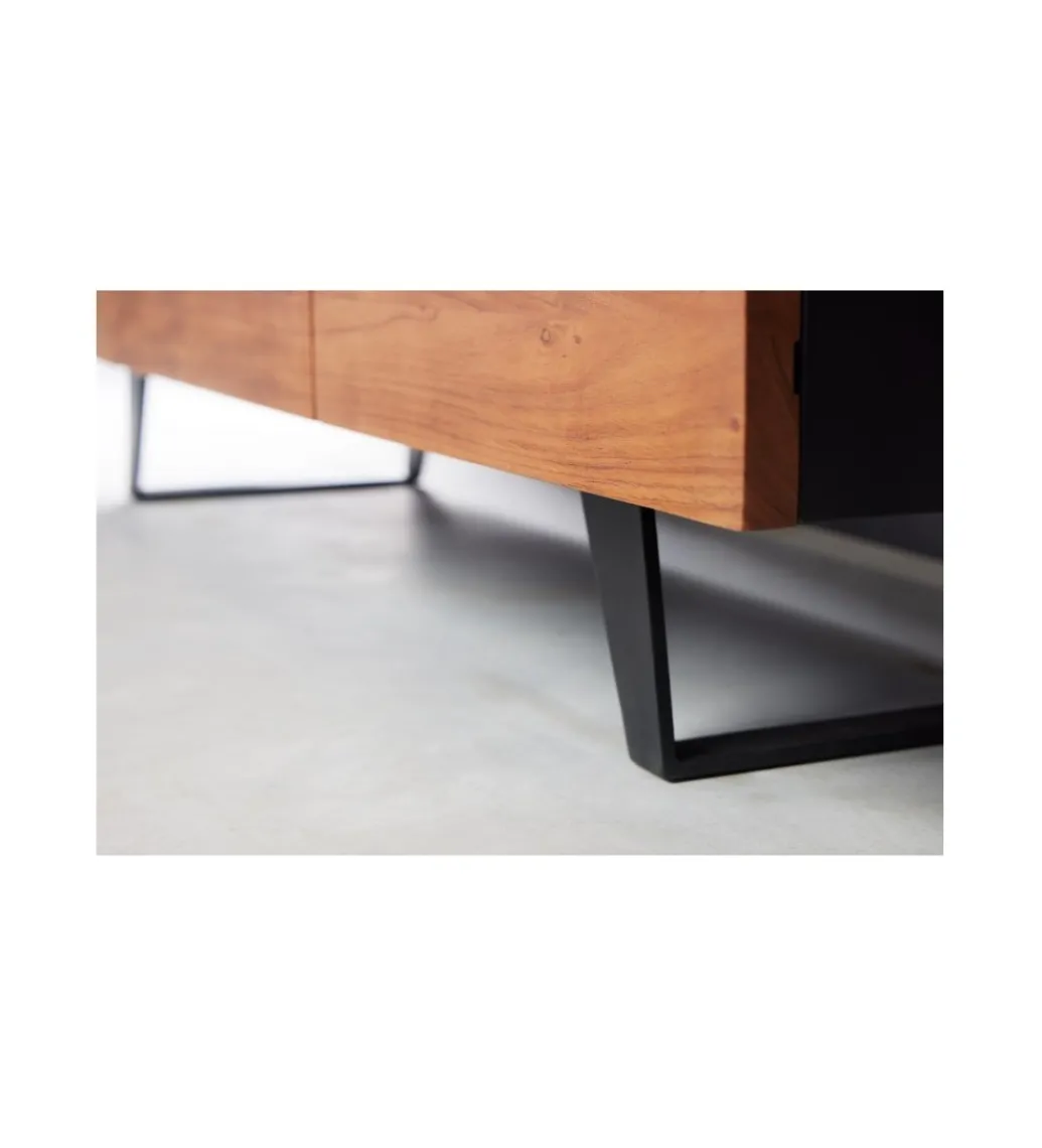 Stolik pod Tv Welden 140 cm drewno akacja*Invicta Interior New