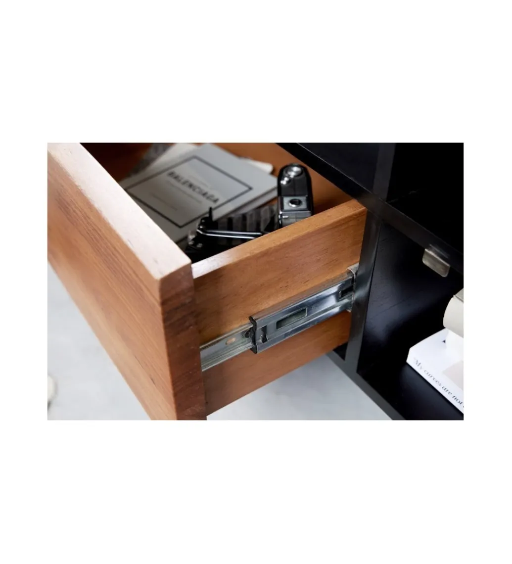 Stolik pod Tv Welden 140 cm drewno akacja*Invicta Interior New