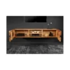 Stolik pod Tv wiszący EUFRAT Amazonas 160 cm drewno akacja*Invicta Interior - przedsprzedaż Outlet