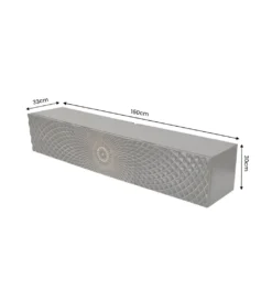 Stolik pod TV wiszący ILLUSION 160 cm 3D drewno mango*Invicta Interior New